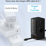 Baseus Oplader PowerCombo Digital PowerStrip