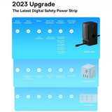 Baseus Oplader PowerCombo Digital PowerStrip