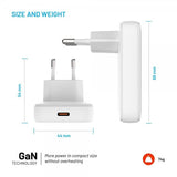Fixed Oplader Slim GaN 30W 1xUSB-C