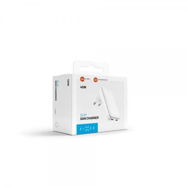 Fixed Oplader Slim GaN 45W 2xUSB-C