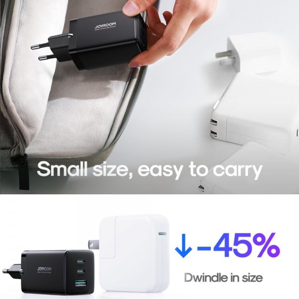 Joyroom Oplader TCG01 65W med USB-C Kabel