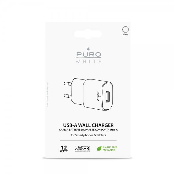 Puro Laddere USB-A væglader 12W