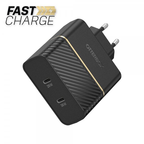 Otterbox Oplader USB-C 50 W Fast Charger Black Shimmer