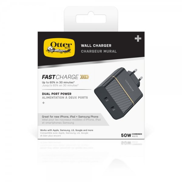 Otterbox Oplader USB-C 50 W Fast Charger Black Shimmer