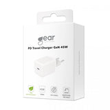 Gear Oplader USB-C PD GaN 45W Hvid