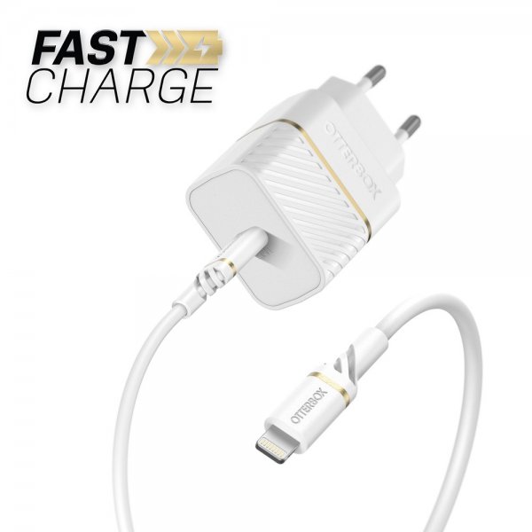 Otterbox Oplader USB-C til Lightning 20W Vægoplader + Kabel