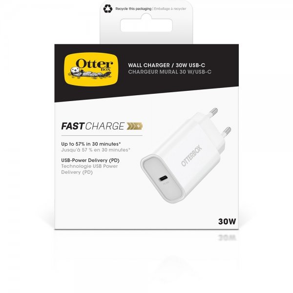 Otterbox Oplader Vægoplader 30W USB-C Hvid