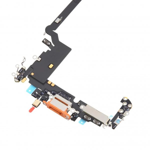 Opladningsstik med flexkabel til iPhone 17 Pro Max - Orange