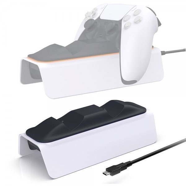 Dobe Opladningsdocke til to PlayStation 5 Controllere