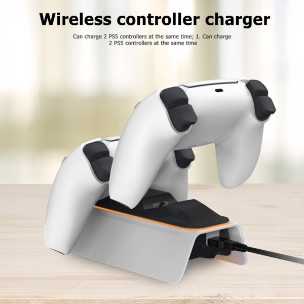 Dobe Opladningsdocke til to PlayStation 5 Controllere