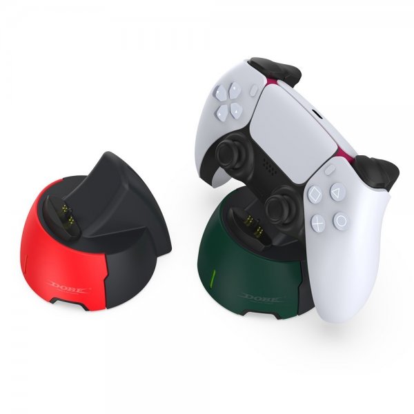 Dobe Opladerdock til PlayStation 5 Controller Grøn