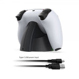 Dobe Opladningsdocke til PlayStation 5 Controller Rød