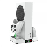 Ipega Opladerstation med blæser til Xbox Series S og 2 controllere