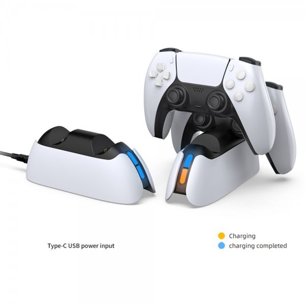 Dobe Ladestation til to controllere PS5
