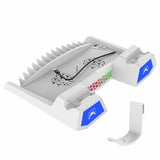 Ipega Ladestation med Køleventilator og Spilopbevaring til PS5/PS5 Slim