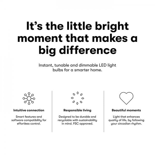 Lite bulb moments White & Color Ambience (RGB) GU10 LED-pære - 3-pak