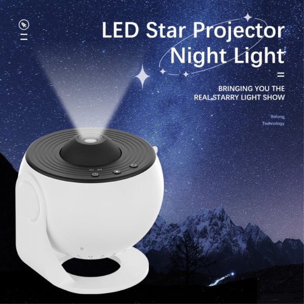 Beline MajesticLine LED Projektor Galakse Stjernehimmel Roterende