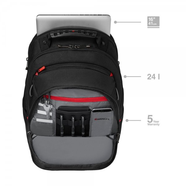 Wenger Legacy 16" Computer-rygsæk Grå/Sort
