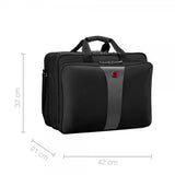 Wenger Legacy 17" Triple Gusset Computertaske Grå/Sort