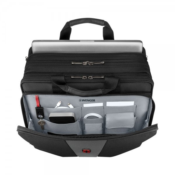 Wenger Legacy 17" Triple Gusset Computertaske Grå/Sort