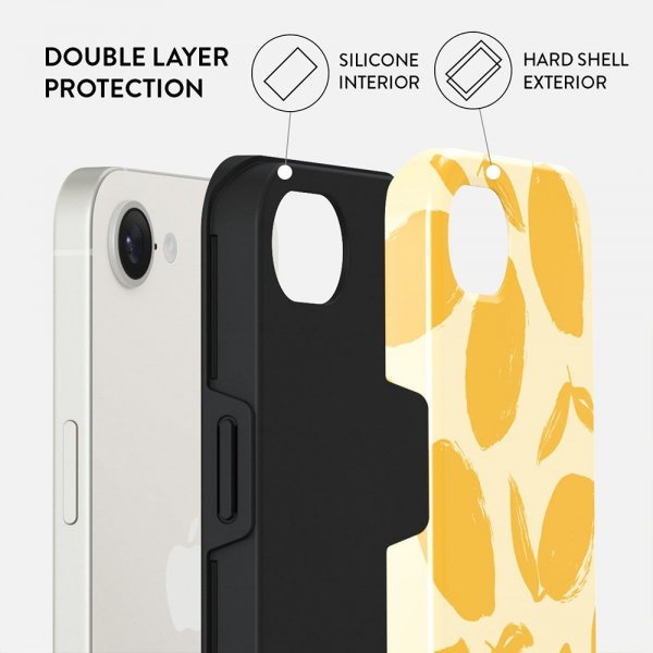 Burga iPhone 16e/iPhone 17e Cover Tough MagSafe Lemon Tart