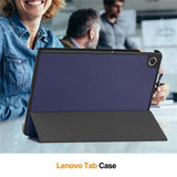 Lenovo Tab 10.1 TB311FU Etui Trefoldigt Blå