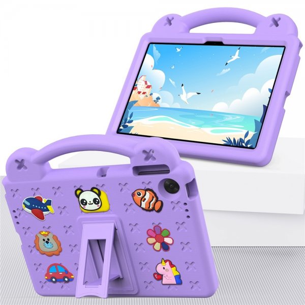 Lenovo Tab 10.1 TB311FU cover til børn med stickers lilla
