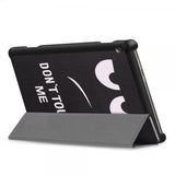 Lenovo Tab M10 TB-X605 TB-X505 Cover Motiv Don't Touch Me