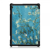 Lenovo Tab M10 TB-X605 TB-X505 Cover Motiv Ferskenblomst