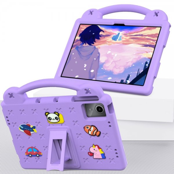 Lenovo Tab M11 TB330 Cover til Børn Stickers Lilla