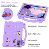 Lenovo Tab M11 TB330 Cover til Børn Stickers Lilla