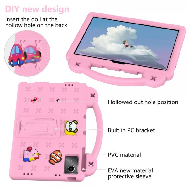 Lenovo Tab M11 TB330 Børnecover Stickers Pink