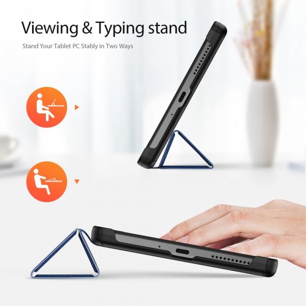 Dux Ducis Lenovo Tab M8 (4. gen) TB300 Cover DOMO Series Blå