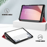 Lenovo Tab M8 (4. generation) TB300 Etui Trifold Rød