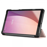 Lenovo Tab M8 (4. generation) TB300 Etui Tredobbelt Roseguld