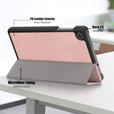 Lenovo Tab M8 (4. generation) TB300 Etui Tredobbelt Roseguld