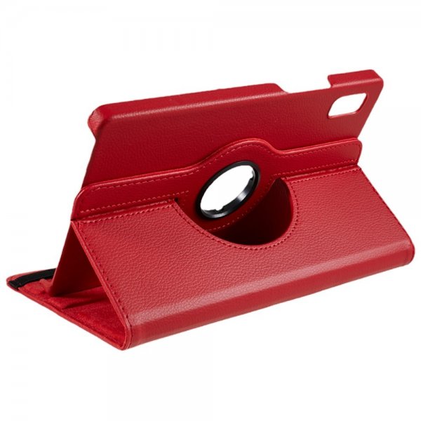 Lenovo Tab M9 TB310 Etui 360 Grader Drejeligt Rødt