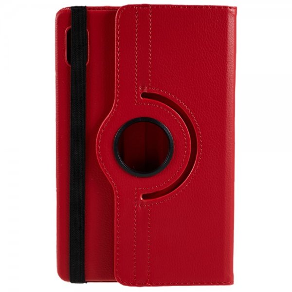 Lenovo Tab M9 TB310 Etui 360 Grader Drejeligt Rødt
