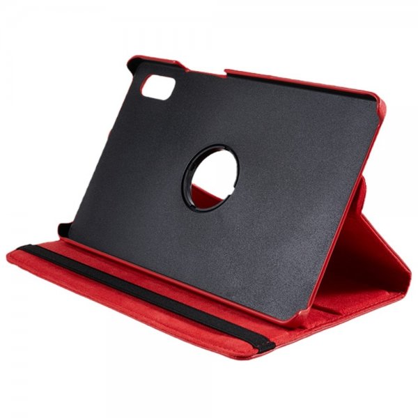 Lenovo Tab M9 TB310 Etui 360 Grader Drejeligt Rødt
