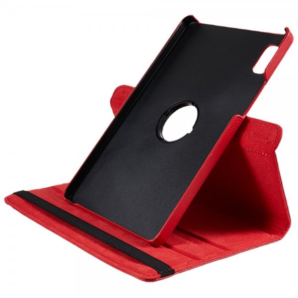 Lenovo Tab M9 TB310 Etui 360 Grader Drejeligt Rødt