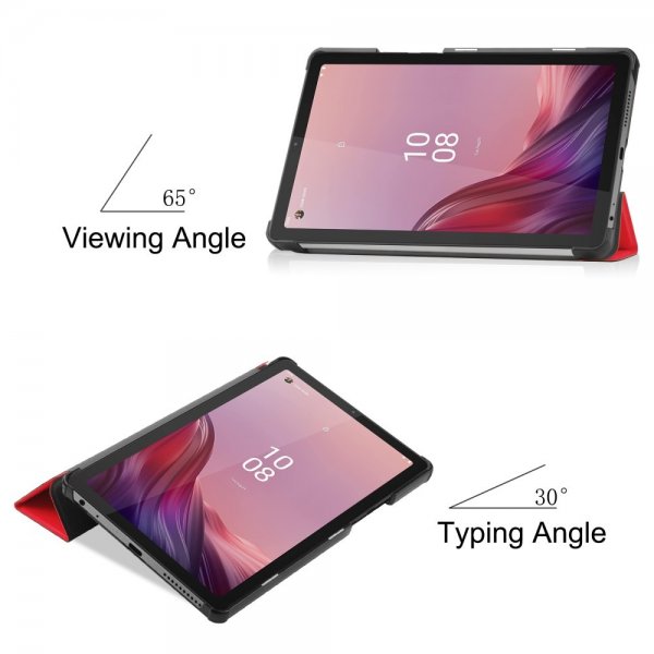 Lenovo Tab M9 TB310 Cover Trifold Rød