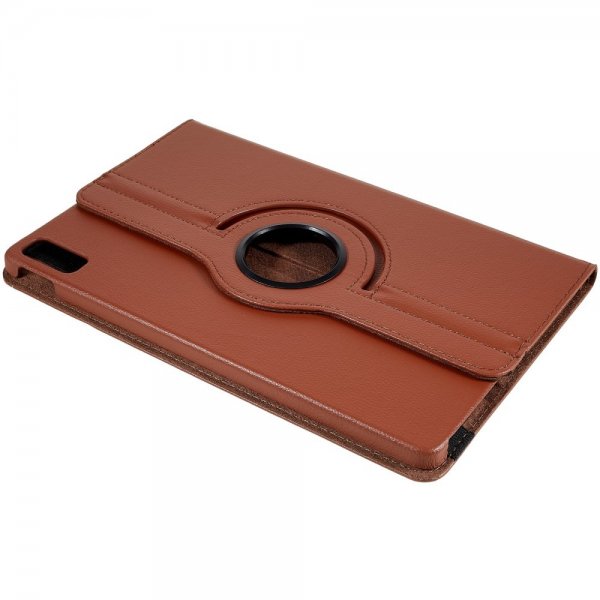 Lenovo Tab P11 (2. generation) TB350 Etui 360 Grader Drejelig Brun