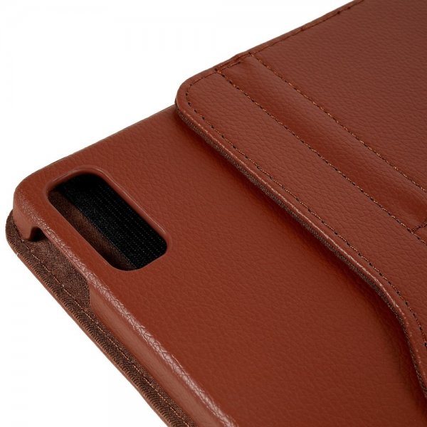 Lenovo Tab P11 (2. generation) TB350 Etui 360 Grader Drejelig Brun