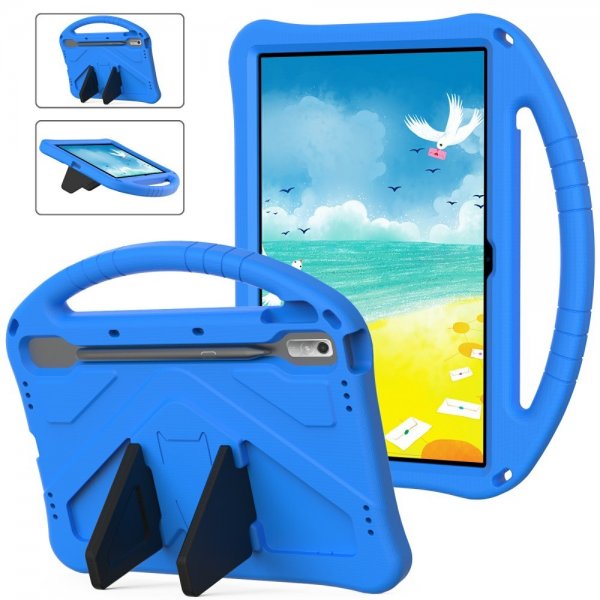 Lenovo Tab P11 Pro (2. generation) TB132 TB138 Cover til Børn Stativfunktion Blå