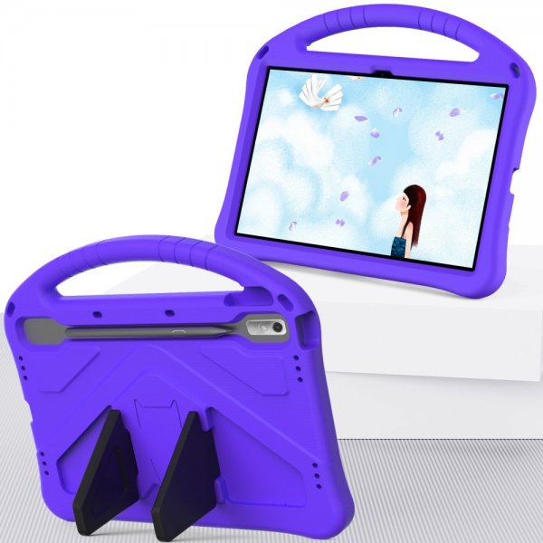 Lenovo Tab P11 Pro (2. generation) TB132 TB138 Cover til Børn Stativfunktion Lilla
