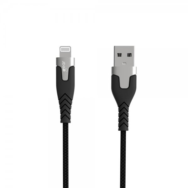 Gear Lightning Kabel Kevlar 1.5 meter Sort