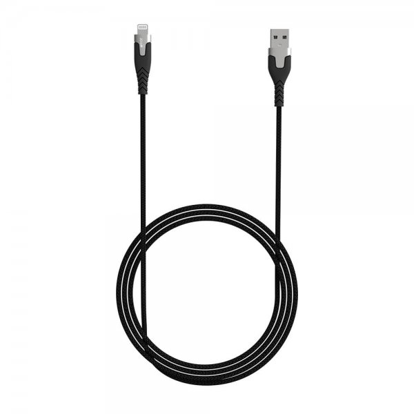 Gear Lightning Kabel Kevlar 1.5 meter Sort