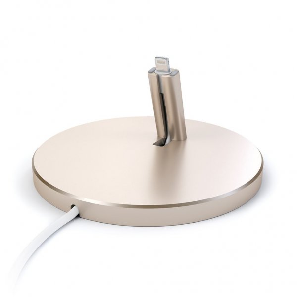 Satechi Aluminum Mobile Lightning Dock Guld
