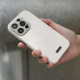 Moshi iPhone 15 Pro Max Cover Napa MagSafe Eggnog White