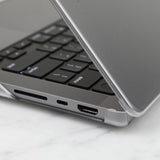 Moshi MacBook Pro 14 M1/M2 (A2442 A2779) Cover iGlaze Hardshell Case Stealth Clear
